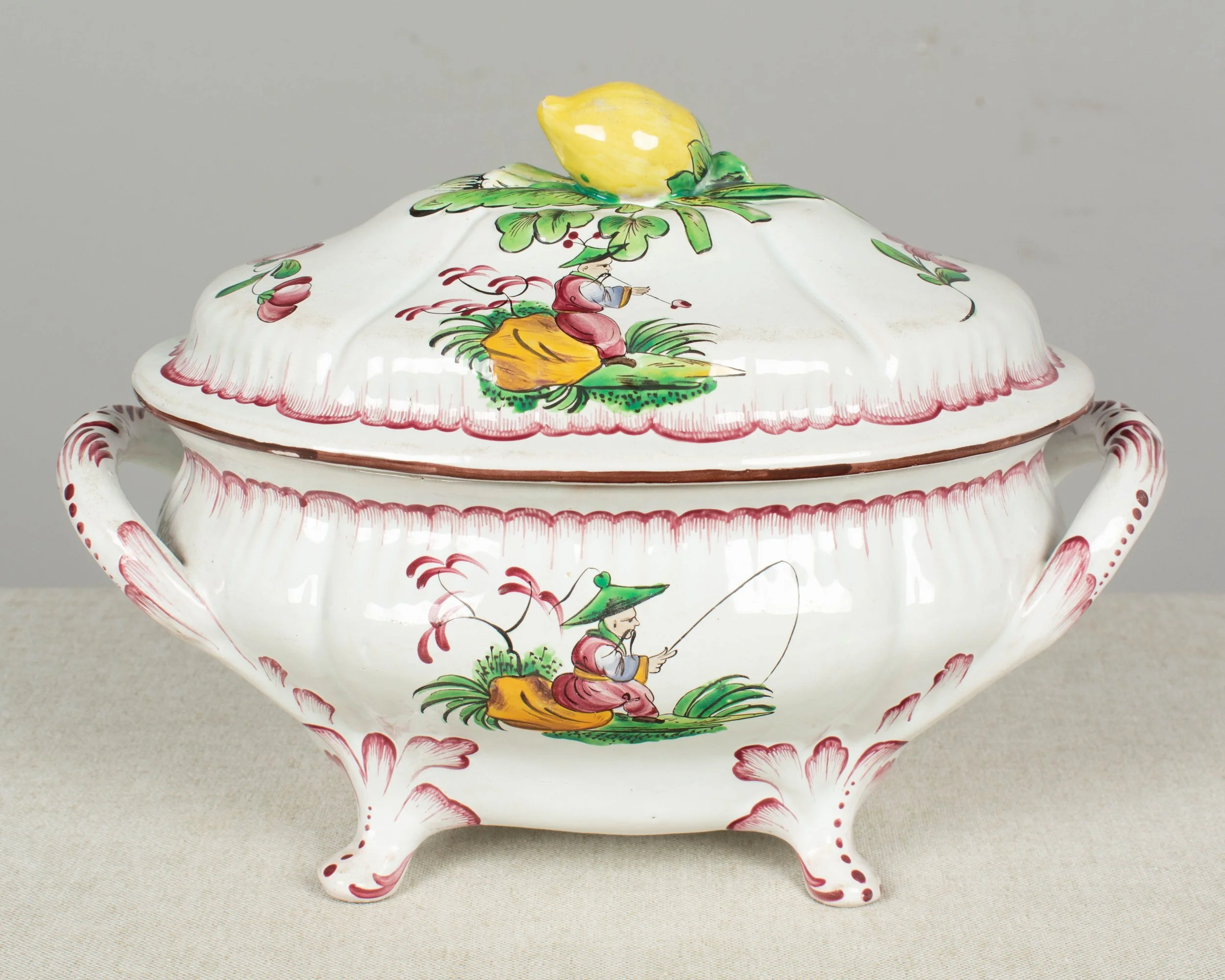 Olivier Fleury French Antiques-Antique French Ceramics for Sale